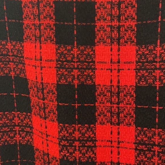 Studio C Vintage jacket blazer business casual black and red plaid size - Picture 7 of 16